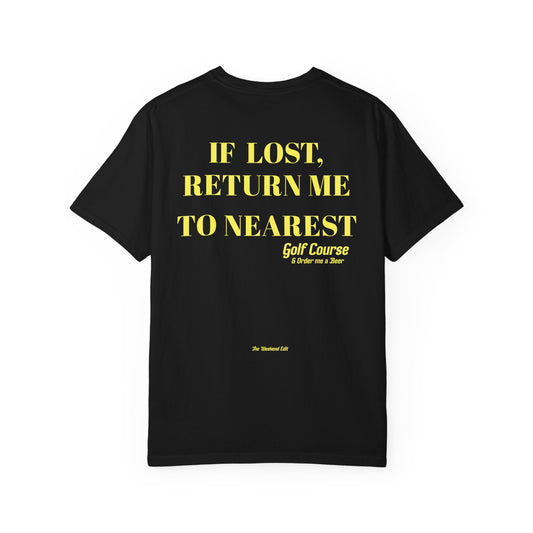 IF LOST GOLF TEE